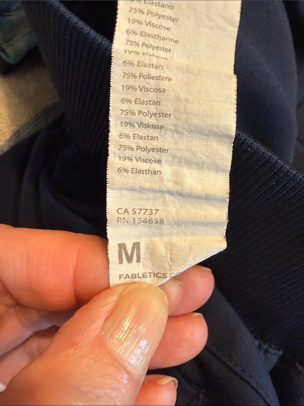 Fabletics scrub pants medium